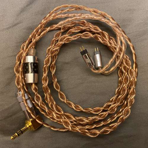 Effect Audio EA Ares II UPOCC Litz copper 26 awg 4芯 銅線 cm 2 pin 3.5