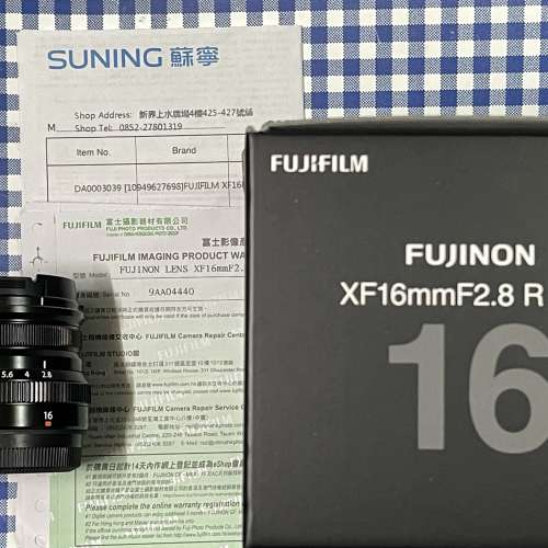 Fujifilm XF16 F2.8 R WR