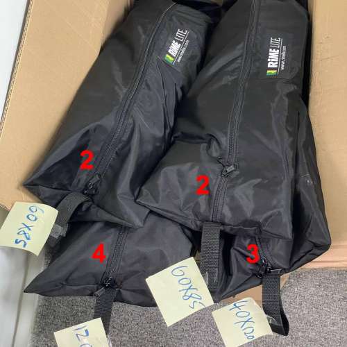 二手攝影器材 (Bowens 閃光燈, Rime Lite 柔光箱, Manfrotto 腳架, Kupo 延伸杆)