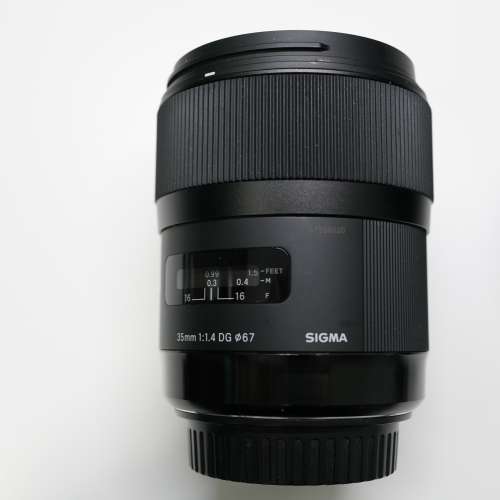 Sigma 35 mm f1.4 for Canon 加接環可用於Sony A7 A9 6500 系列相機