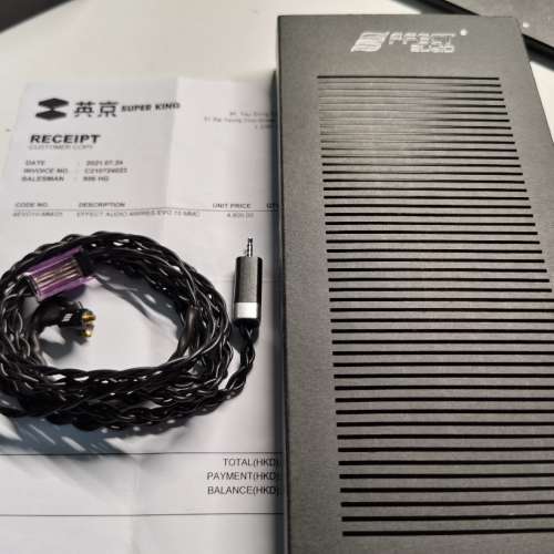 Effect Audio EVO 10 高級混編耳機升級線 (mmcx 2.5mm 頭)