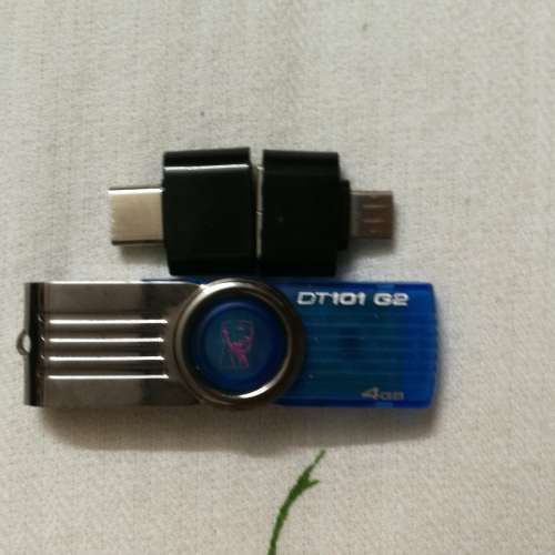KINGSTON 4GB USB + Type C 及 Micro 轉換頭