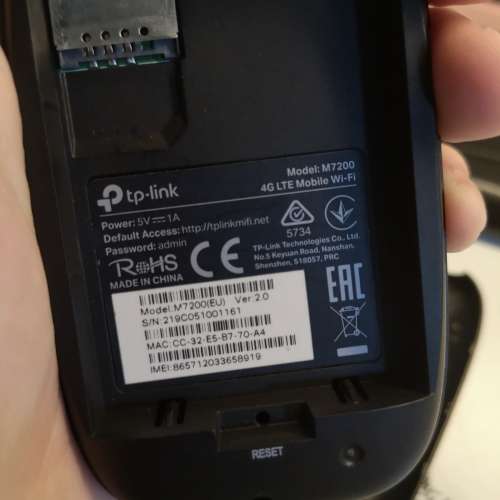TP-Link M7200 4G wifi蛋 路由器 router 支持300M移動數據