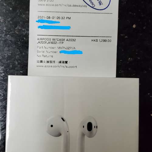 （全新行貨未開封）Apple AirPods