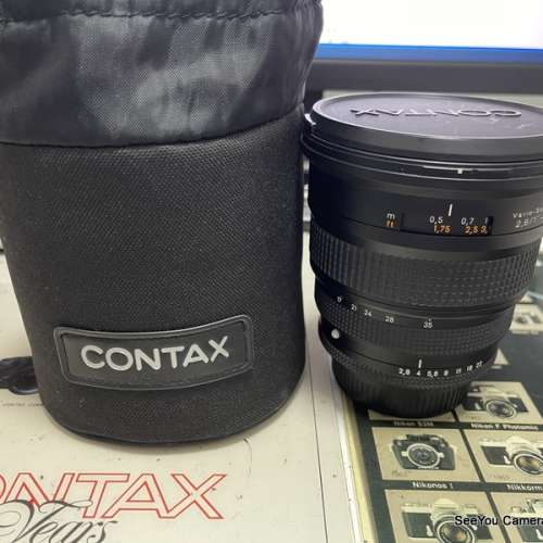 Over 95% New Contax N 17-35mm f/2.8 Lens with case $4780. Only
