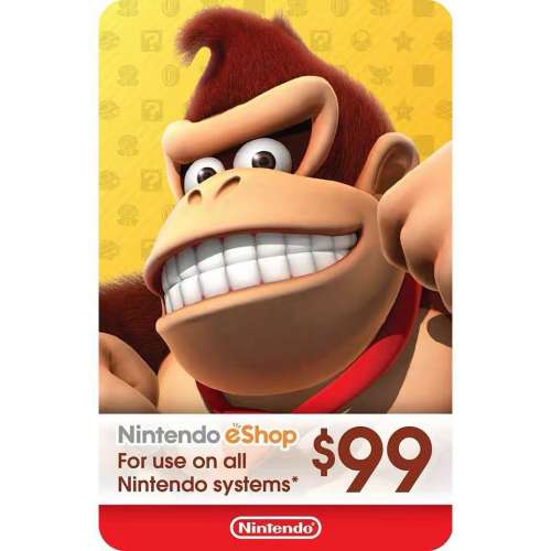 美服 任天堂 美國 Nintendo switch US eshop 預付卡 gift card USD 99 美金