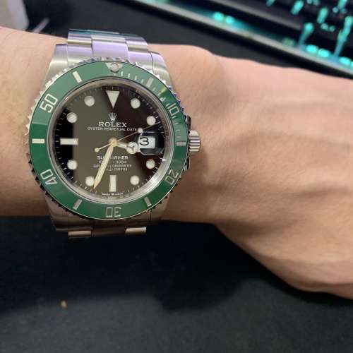 Vs 99%新 新綠黑41MM水鬼 解毒出