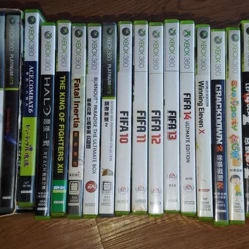 XBOX360 disc $25隻， 全部$250