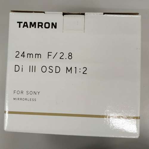 Tamron 24mm F/2.8 Di III OSD M1:2 for Sony E-Mount (Model F051) - 全新