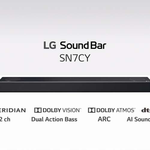 平放LG SN7CY 3.0.2 聲道 Atmos Sound Bar