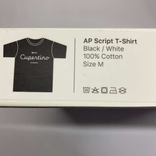 ap spript t shirt apple park 美國 M size