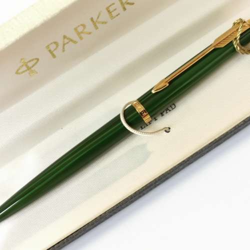 派克 75 西瓜皮 原子筆 ~ Parker 75 Malachite Green Ballpoint Pen