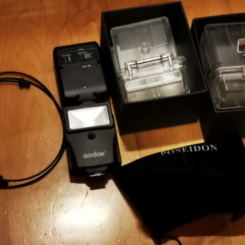 Canon G1X mark 2, 防水殼 Canon WP- DC53, 兩支水底閃燈連光纖