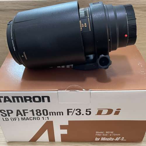 Tamron SP AF 180mm F3.5 Di Marco LD (IF) 1:1  (For Sony A mount)