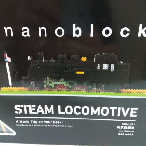 Nanoblock蒸汽火車 steam locomotive 模型 figure