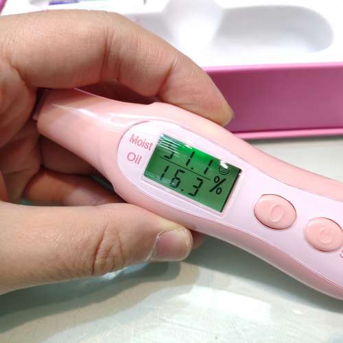 【Honeymere】全新最新款 三合一皮膚測試筆 檢測儀 送電池 測試皮膚水份油份 順豐...