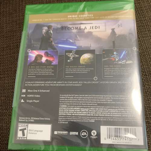 100%全新未開 xbox one 星球大戰 絕地：組織殞落 豪華版 Star Wars Jedi fallen or...