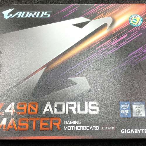 Gigabyte Z490 Aorus Master (ATX底板, 適用intel 10、11代CPU，支援PCIe 4.0) 行貨...
