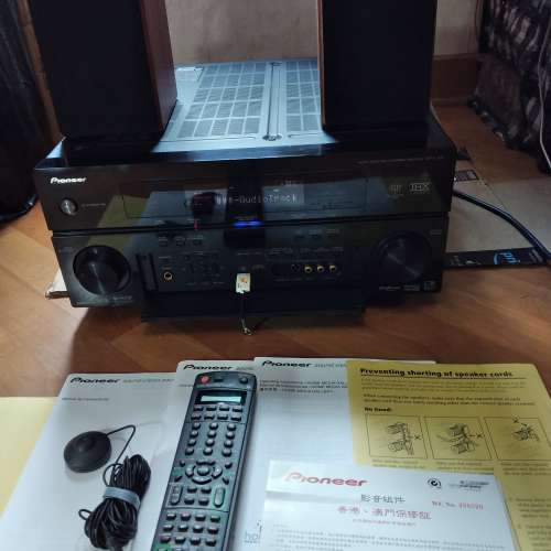 Pioneer SC-LX70 黑色，行貨，七至八成新，包機、原裝搖控，和咪。