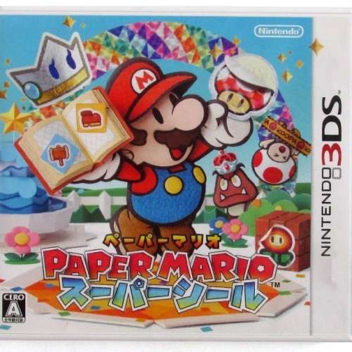 95% 新 3ds Paper Mario 紙牌瑪利歐 n3ds nds Nintendo 瑪利歐 Japan 日版