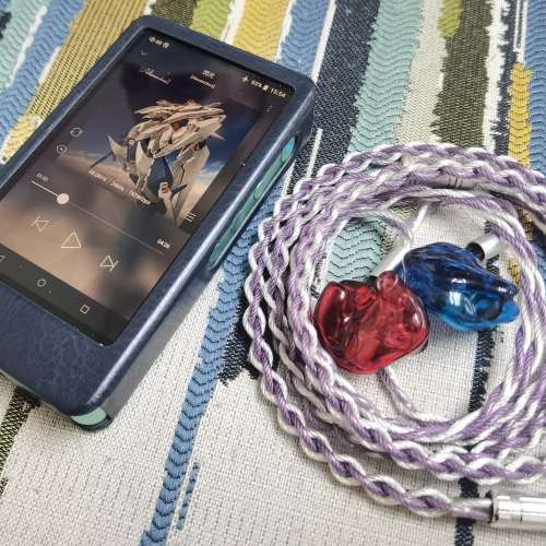 粗芯7N石墨烯古河銅銀合金升級線耳機線2.5mm QDC UE VE Shure inear fitear fender...