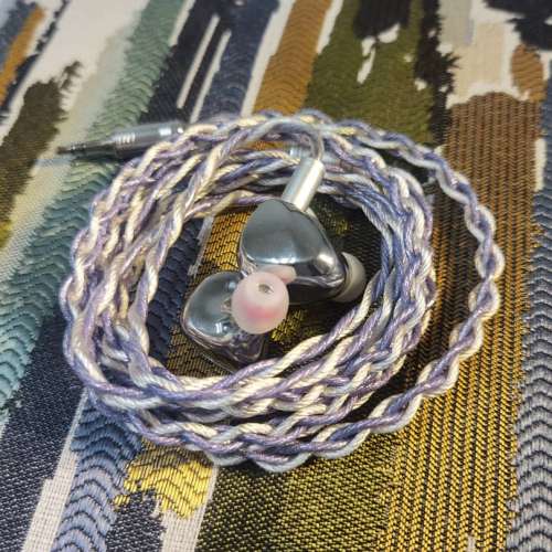 粗芯7N石墨烯古河銅銀合金升級線耳機線2.5mm QDC UE VE Shure inear fitear fender...