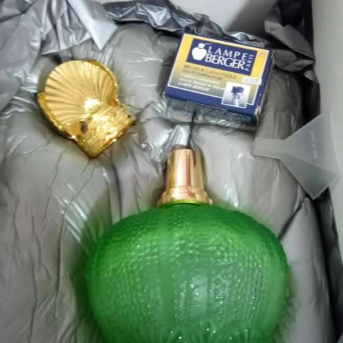 全新 法國Lampe Berger（金柏格）絕版香薰座/香薰台（連盒連油）（翠綠色）