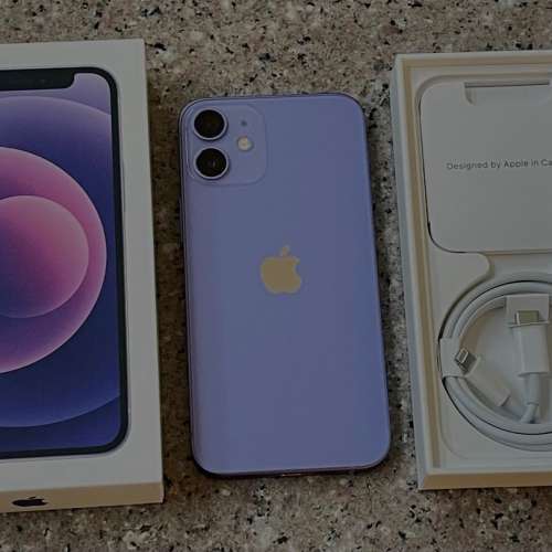 iPhone 12 紫色 64GB 香港行貨 6.1吋 保養至22年7月。長保養仲有時間加購apple care