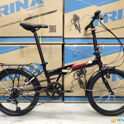 《免費送貨+送頭盔》TRINX LIFE 1.1 - 7速 V剎 20吋(406) 摺疊單車＊摺車首選、代步...