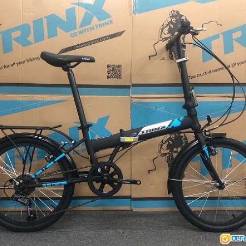 《免費送貨+送頭盔》TRINX LIFE 1.1 - 7速 V剎 20吋(406) 摺疊單車＊摺車首選、代步...
