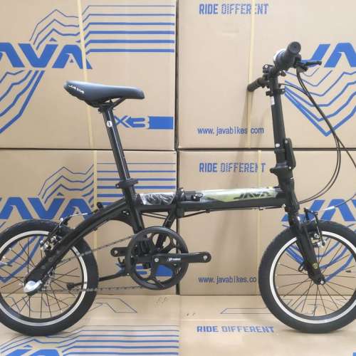 《免費送貨+送頭盔》JAVA- X3  14吋 內3速 啤令轆 鋁合金 摺疊單車＊方便收藏＊