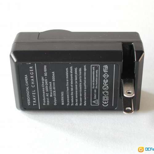 全新Olympus BLS1 BLS5電池用副廠兩腳旅行充電器 ,合 PEN-F  EM10 EPL1/2/3/5/6/7 ...