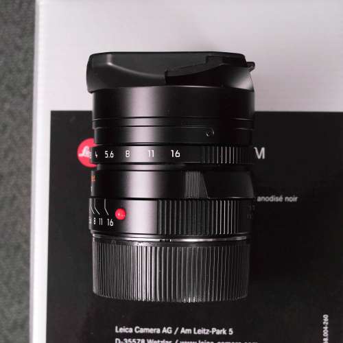 Leica Summicron-M 28mm f/2.0 ASPH Black
