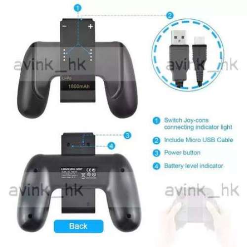正版 dobe 任天堂 switch joycon 充電手把 Nintendo switch 1800mAh 手柄