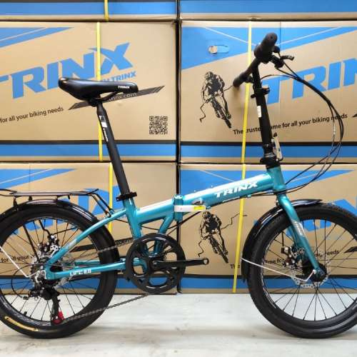 《免費送貨+送頭盔》TRINX LIFE 2.0 - 7速 鋁合金 20吋(406) 摺疊單車＊送泥擋貨架＊