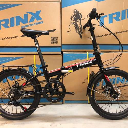 《免費送貨+送頭盔》TRINX LIFE 2.0 - 7速 鋁合金 20吋(406) 摺疊單車＊送泥擋貨架＊