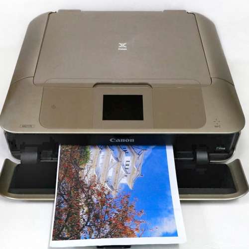 入滿墨合職業用家性能良好新淨6色770 771墨盒Canon MG7770 Scan printer(可無線打...