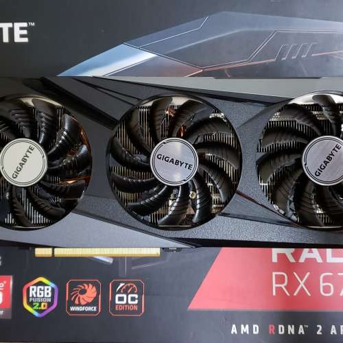 Gigabyte 6700 xt Gaming OC 12gb Box set