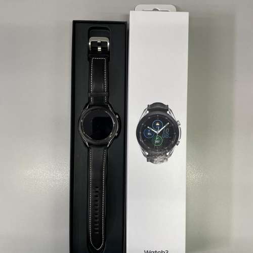 99% new Samsung Watch 3 45mm 不鏽鋼 wifi版 （過保冇單）