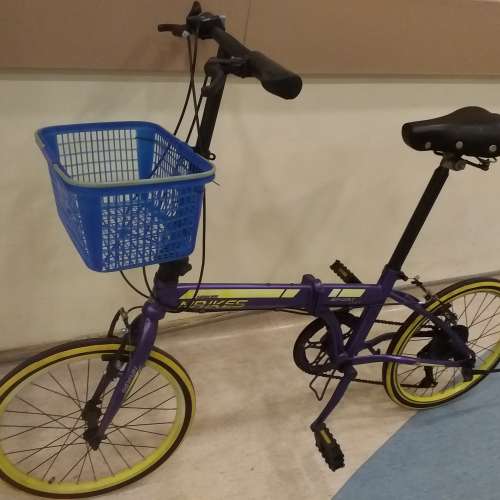 Bike NAIKES Sport 2.0,20吋,摺合摺疊單車,可摺單車Folding/foldable,6速轉波,單車籃