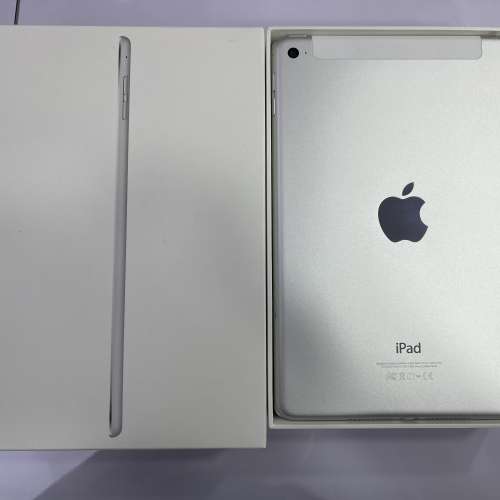 95%New iPad Mini 4 4G版 128GB 銀色 香港行貨 全套有盒有配件有充電線 打機睇戲首...