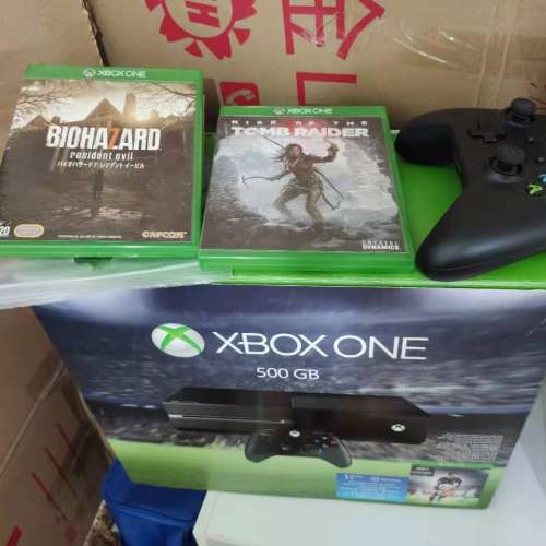 出售 XBOX ONE 500GB + 2 games