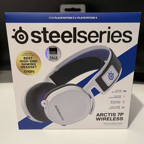 行貨有保 Steelseries Arctis 7P Wireless (PS5 / PS4 / PC 無線藍芽耳機)