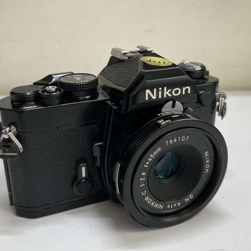 Nikon FM with 45mm f2.8