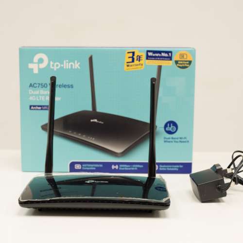 TP-Link AC750 Wireless Dual Band 4G LTE Router (Archer MR200) 4G Sim Card Router