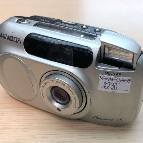 85% New Minolta Capios 75 菲林相機, 深水埗門巿可購買