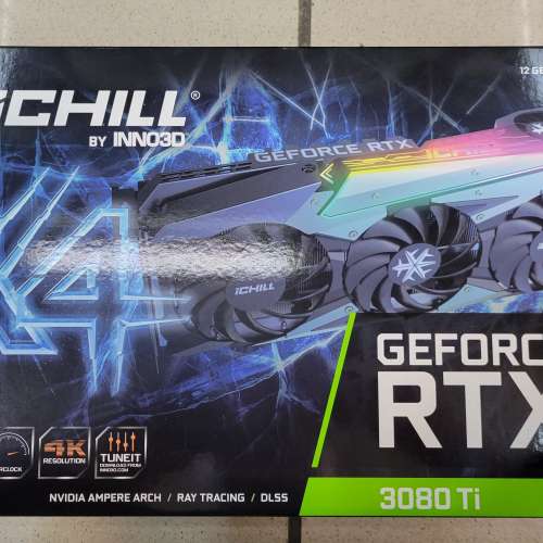 全新行貨, 未開封, Inno3D Geforce RTX 3080Ti iCHill 顯示卡 (LHR)