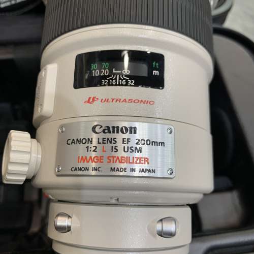 罕有極新 98-99% Canon EF 200mm f2 L IS 282
