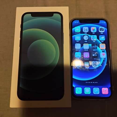 香港版行貨長保養iphone 12 mini 64gb藍色