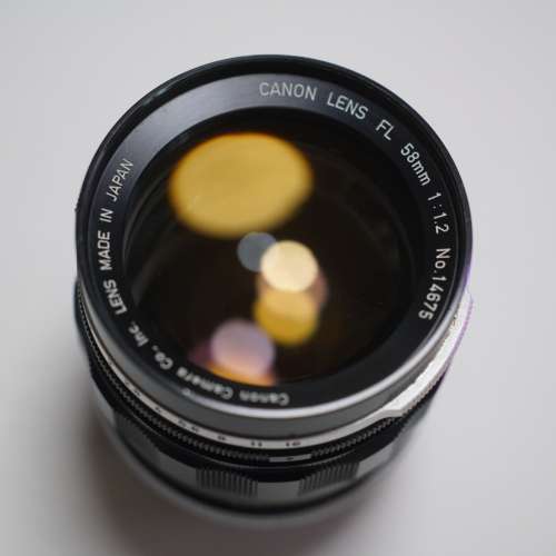 Canon FL 58mm F1.2 for Sony A7, Fuji, NEX, Canon, M43